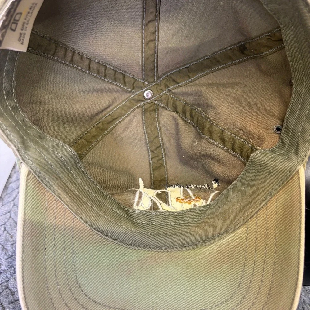 Vintage Wildcat Shoals Resort Flippin AR Hat YoungAn OC Green Baseball Cap